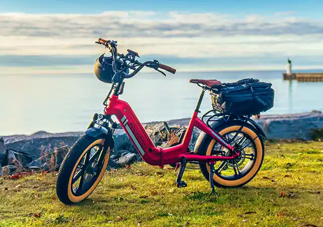 Unfold the Foldtan M-160 Foldable Electric Bike and gear up to explore the sights.